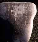 nestorian.jpg (4538 bytes) Nestorian grave stone, Kyrghistan (1255 AD)